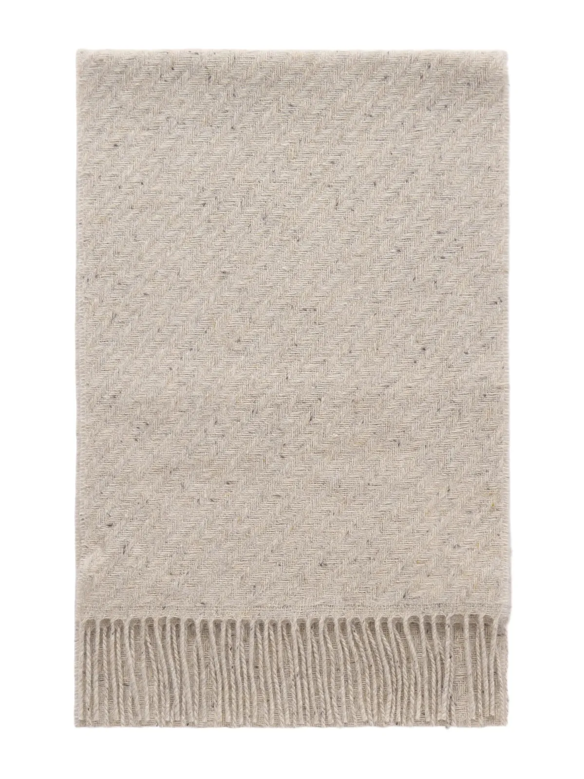 Johnstons of Elgin Fringed Cashmere Scarf - Men