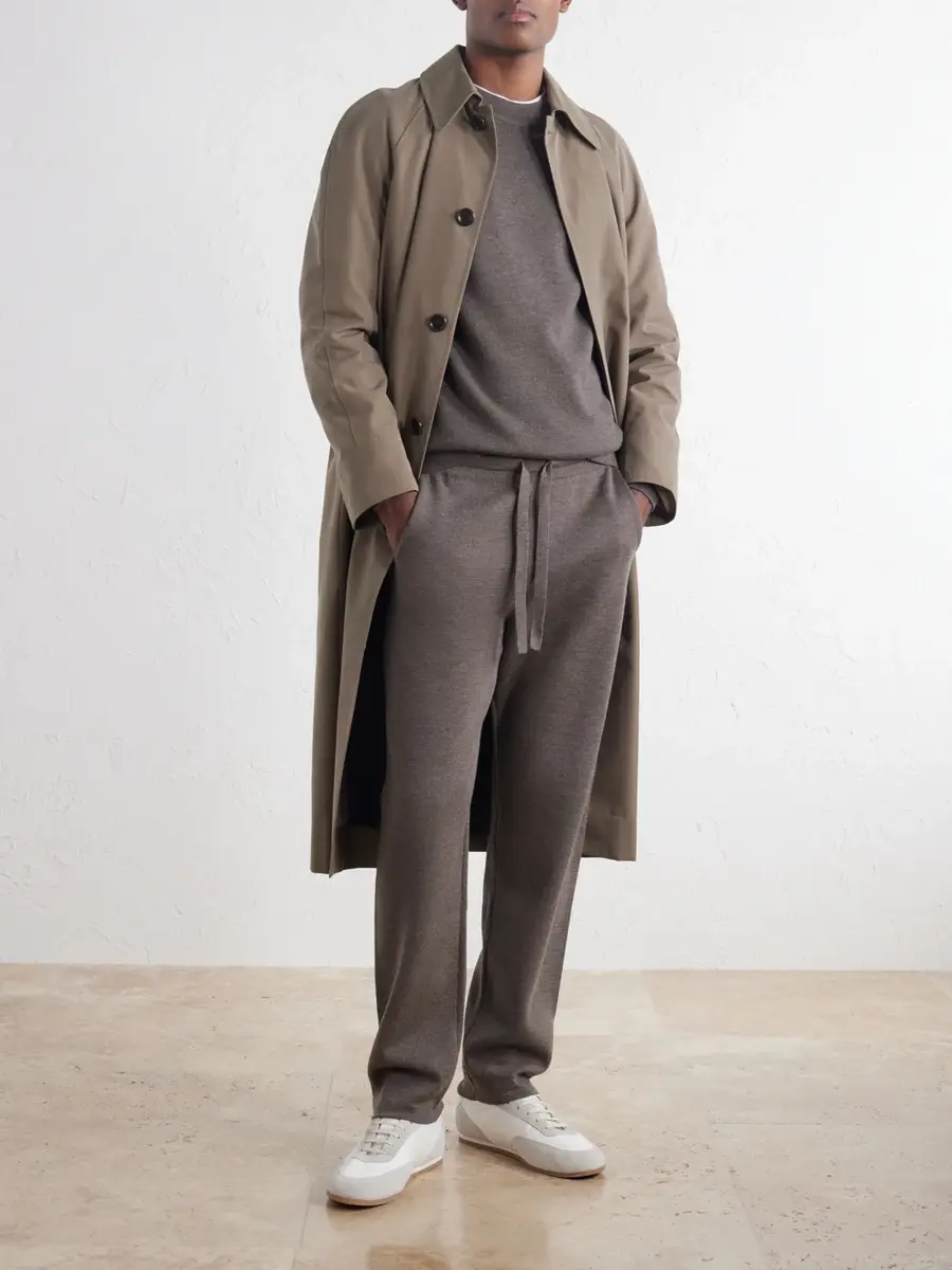 Thom Sweeney Straight-Leg Wool Sweatpants - Men | Thumbnail 2 Thom Sweeney Straight-Leg Wool Sweatpants - Men | Thumbnail 2