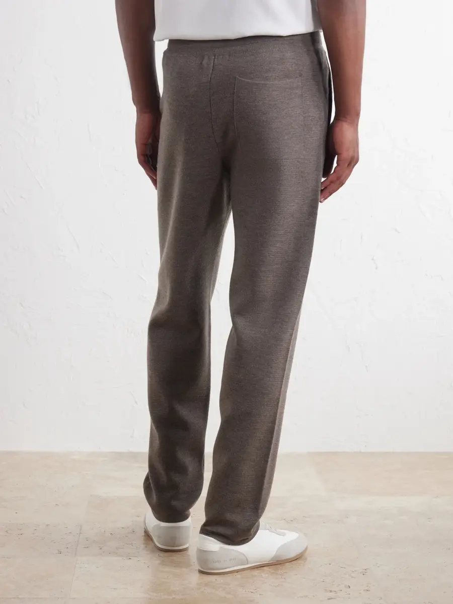 Thom Sweeney Straight-Leg Wool Sweatpants - Men | Thumbnail 4 Thom Sweeney Straight-Leg Wool Sweatpants - Men | Thumbnail 4