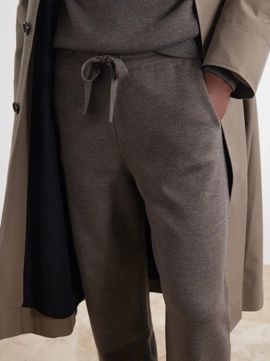 Thom Sweeney Straight-Leg Wool Sweatpants - Men | Thumbnail 5 Thom Sweeney Straight-Leg Wool Sweatpants - Men | Thumbnail 5