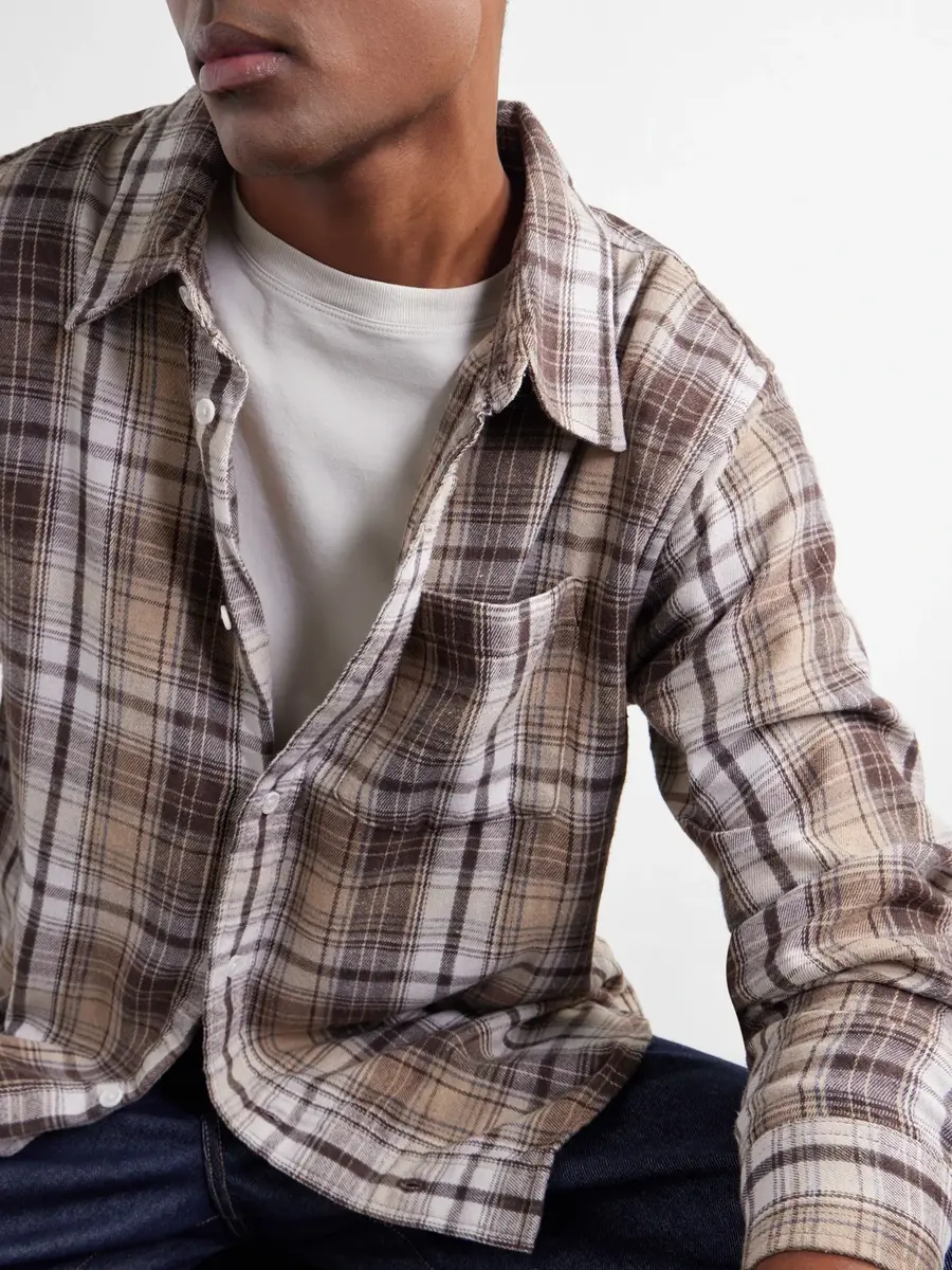 Corridor Checked Flannel Shirt - Men | Thumbnail 5