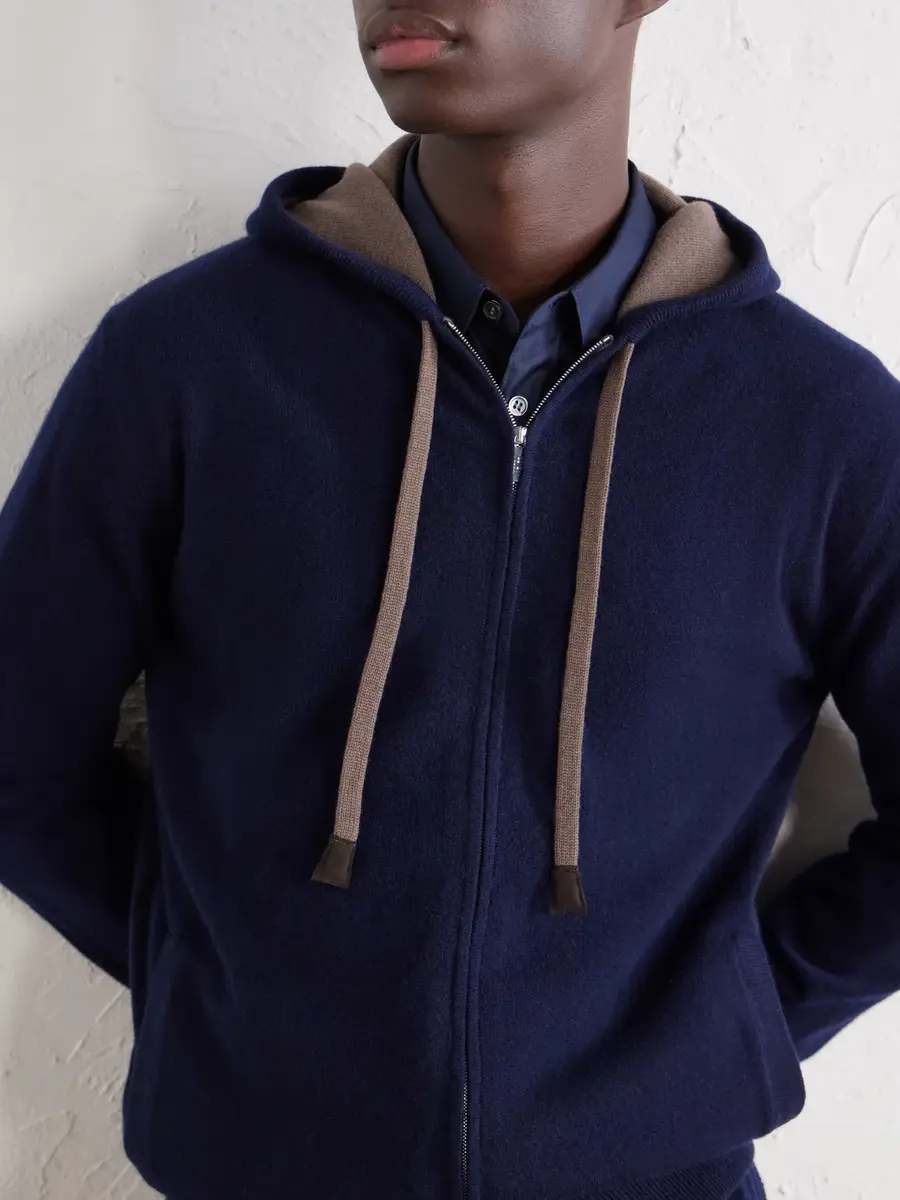 FEDELI Davis Cashmere Zip-Up Hoodie - Men | Thumbnail 5 FEDELI Davis Cashmere Zip-Up Hoodie - Men | Thumbnail 5