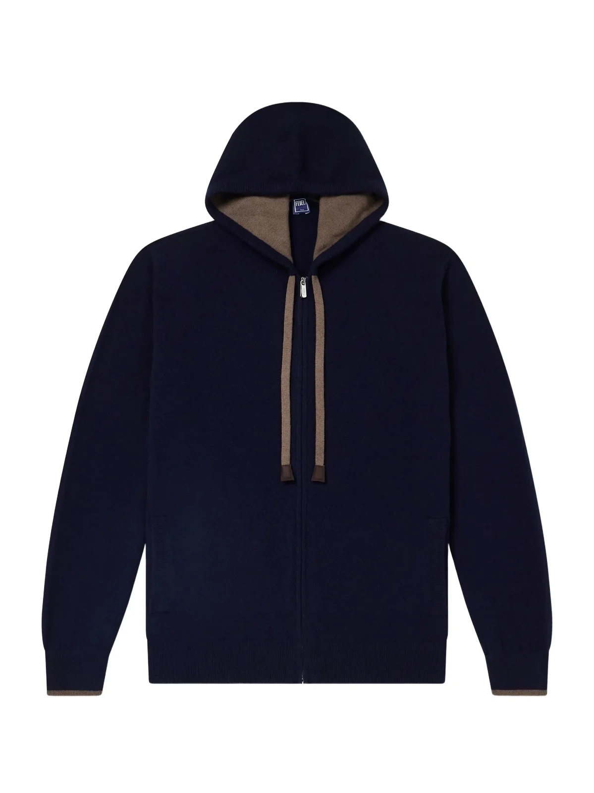 FEDELI Davis Cashmere Zip-Up Hoodie - Men