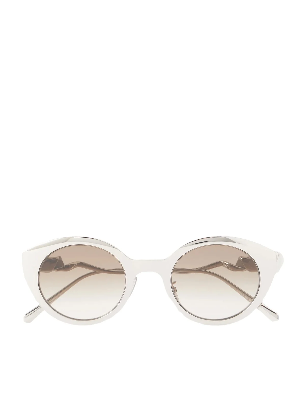 Loewe Coil Round-Frame Silver-Tone Metal Sunglasses - Men