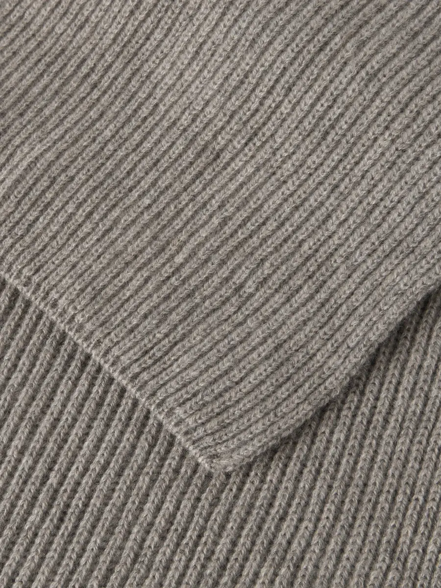 Johnstons of Elgin Ribbed Cashmere Scarf - Men | Thumbnail 4 Johnstons of Elgin Ribbed Cashmere Scarf - Men | Thumbnail 4