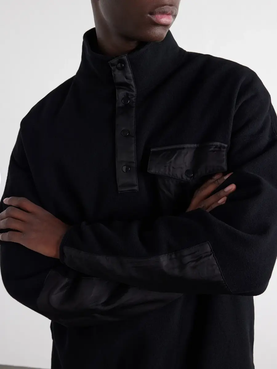 Visvim Barlow Wool-Fleece Sweatshirt - Men | Thumbnail 5