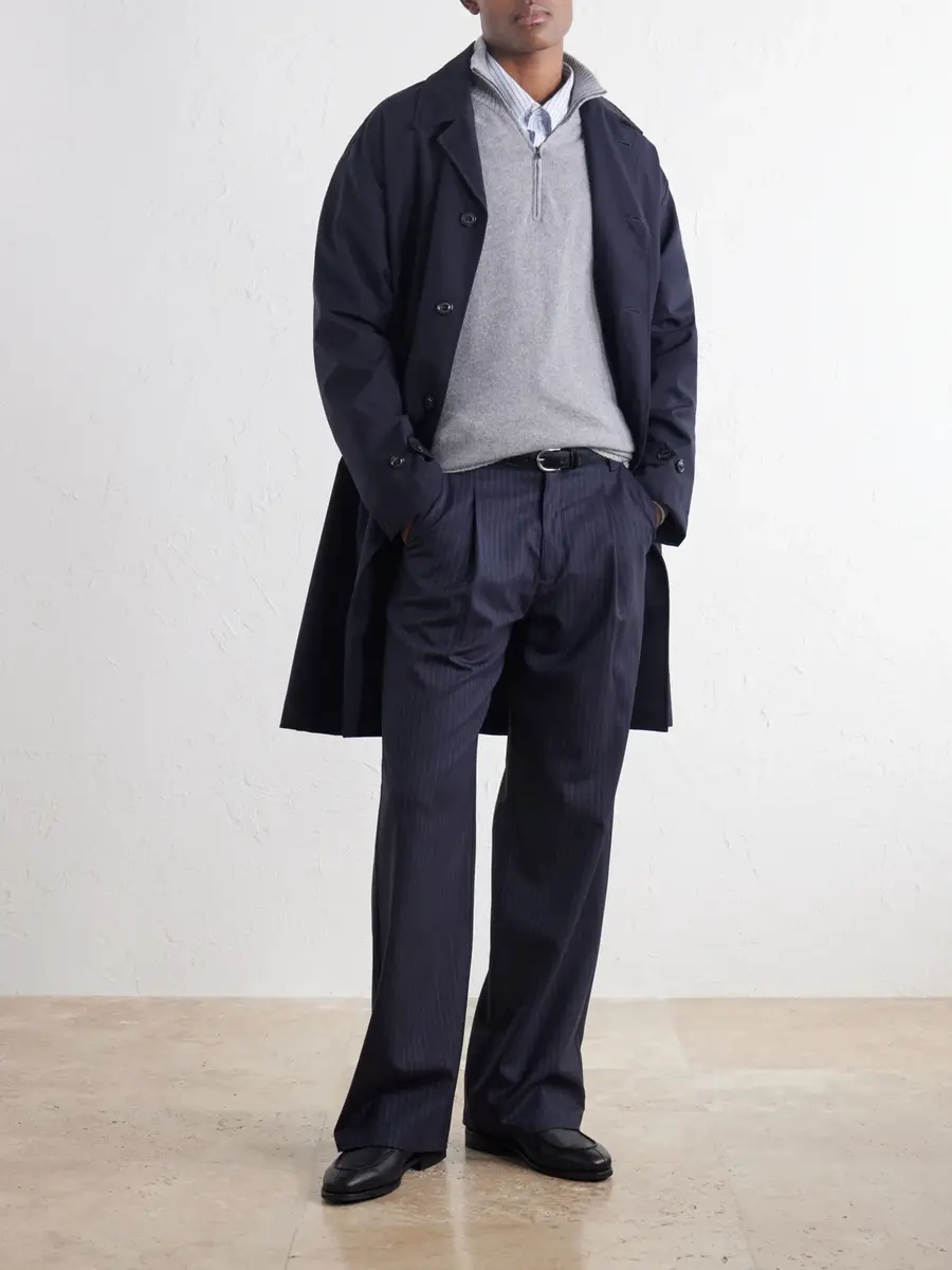 Thom Sweeney Cashmere Half-Zip Sweater - Men | Thumbnail 2 Thom Sweeney Cashmere Half-Zip Sweater - Men | Thumbnail 2