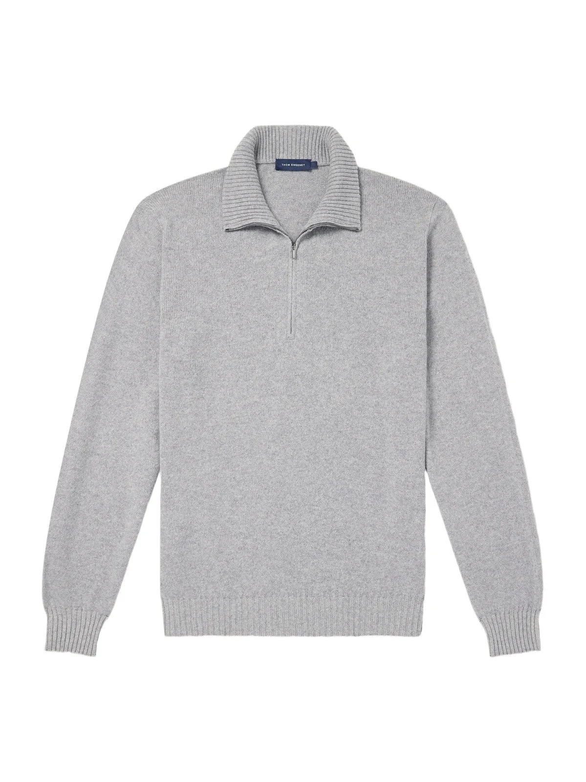 Thom Sweeney Cashmere Half-Zip Sweater - Men