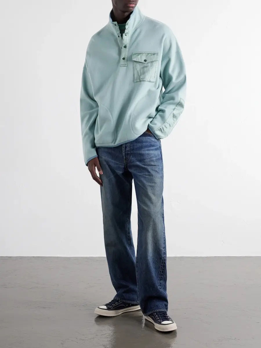 Visvim Barlow Wool-Fleece Sweatshirt - Men | Thumbnail 2