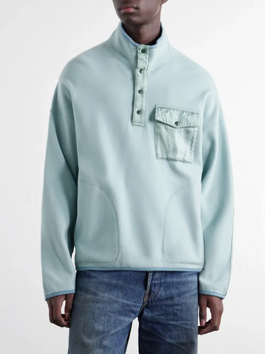 Visvim Barlow Wool-Fleece Sweatshirt - Men | Thumbnail 3