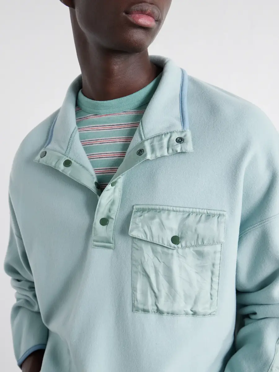 Visvim Barlow Wool-Fleece Sweatshirt - Men | Thumbnail 5