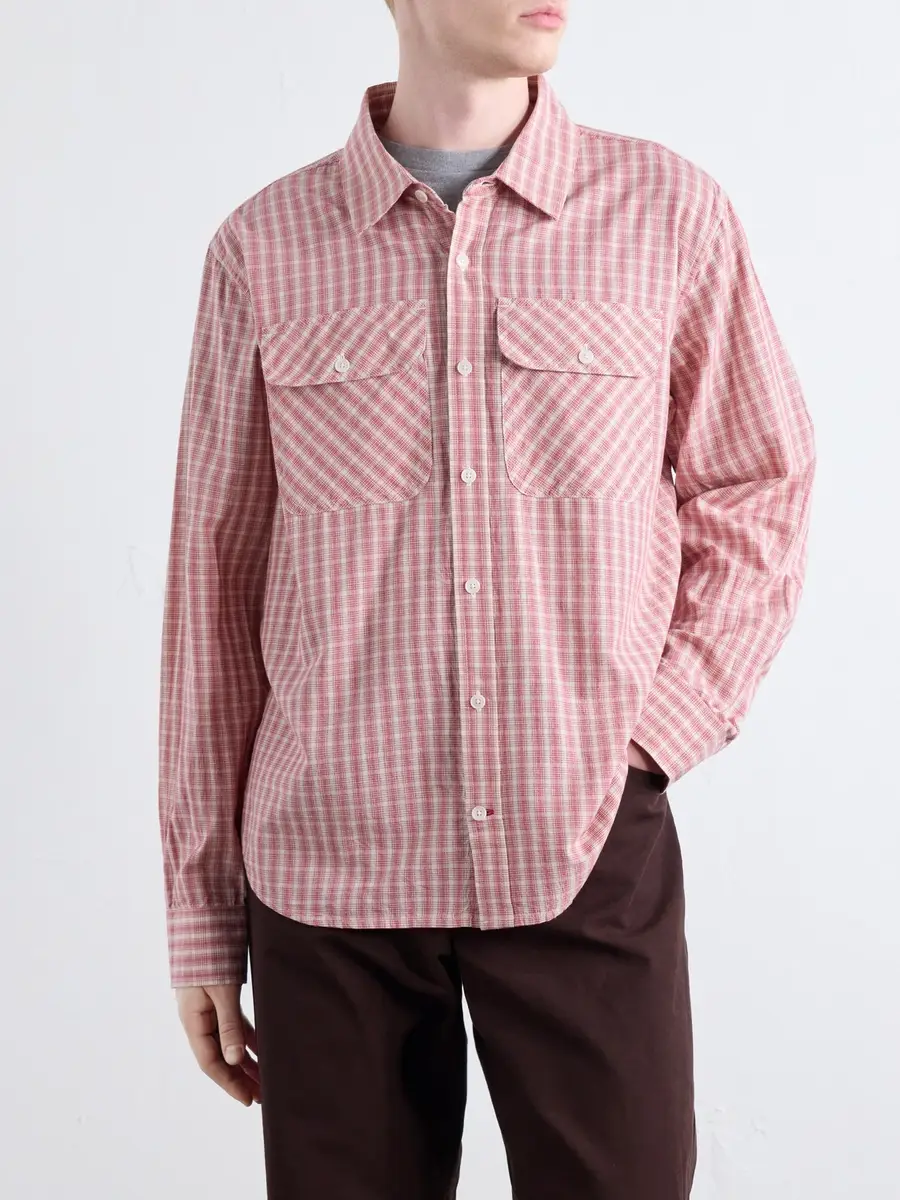 Corridor Americana Checked Cotton Shirt - Men | Thumbnail 3 Corridor Americana Checked Cotton Shirt - Men | Thumbnail 3
