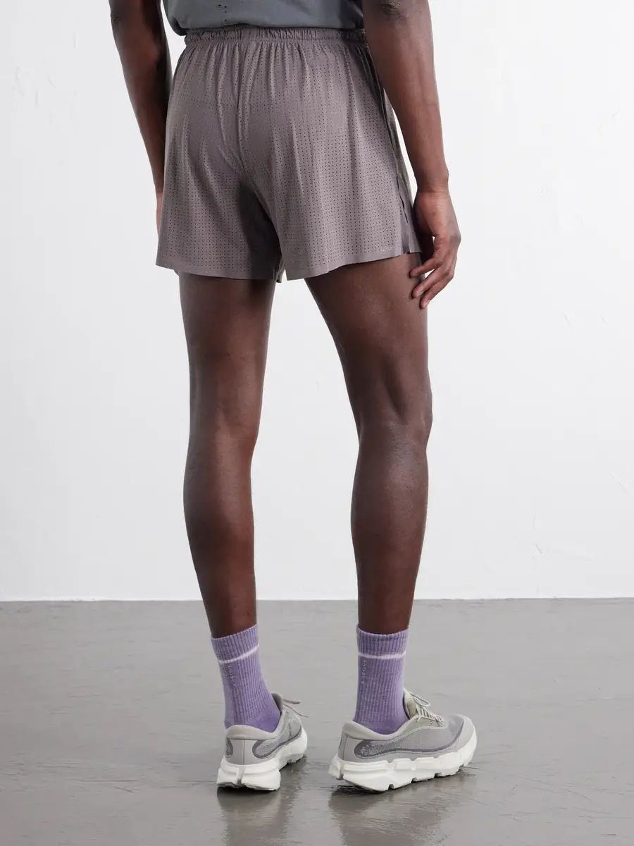 Satisfy Straight-Leg Logo-Appliquéd 5" Space‑O™ Shorts - Men | Thumbnail 4 Satisfy Straight-Leg Logo-Appliquéd 5" Space‑O™ Shorts - Men | Thumbnail 4