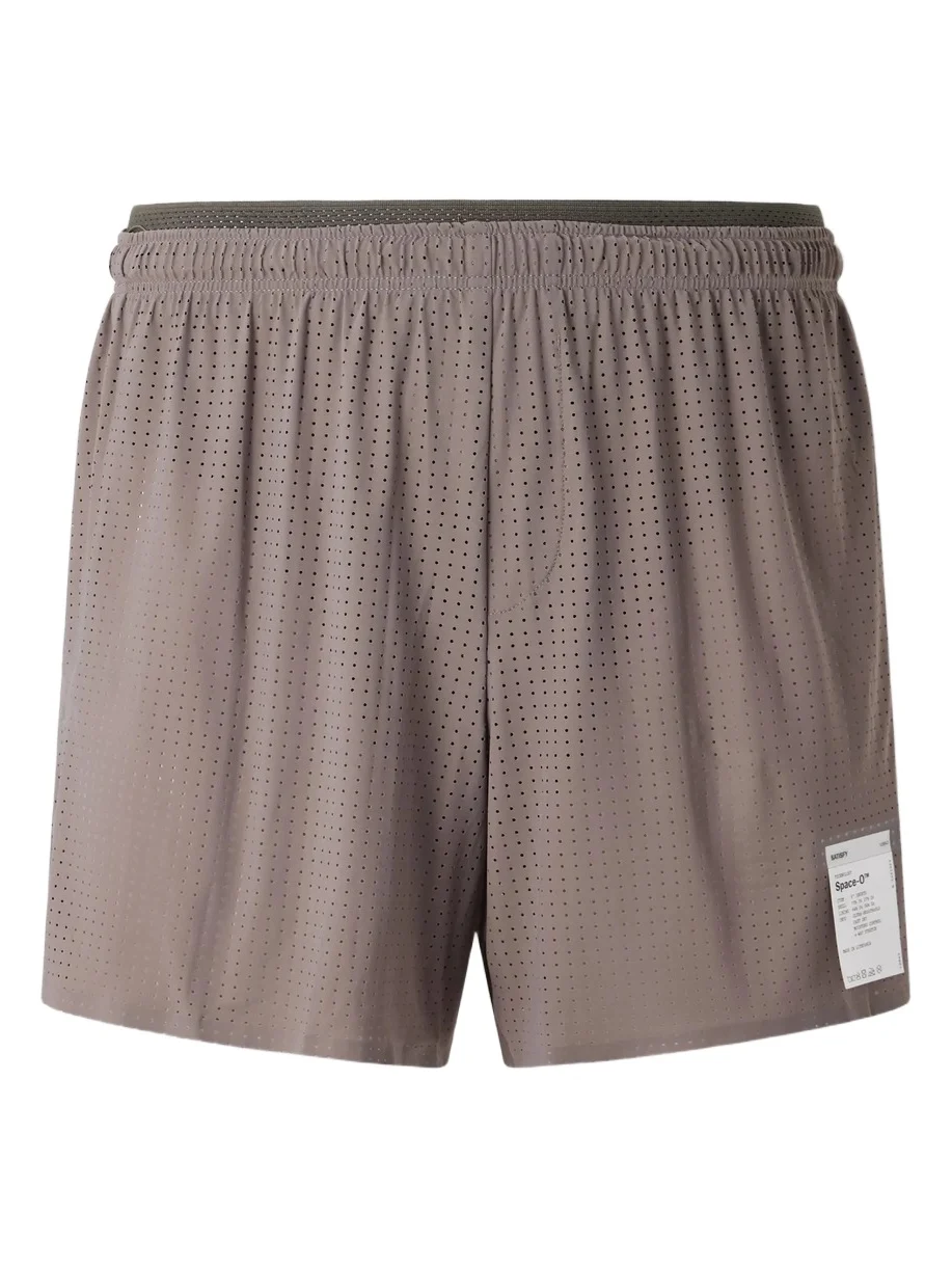 Straight-Leg Logo-Appliqu&eacute;d 5" Space‑O&trade; Shorts - Men