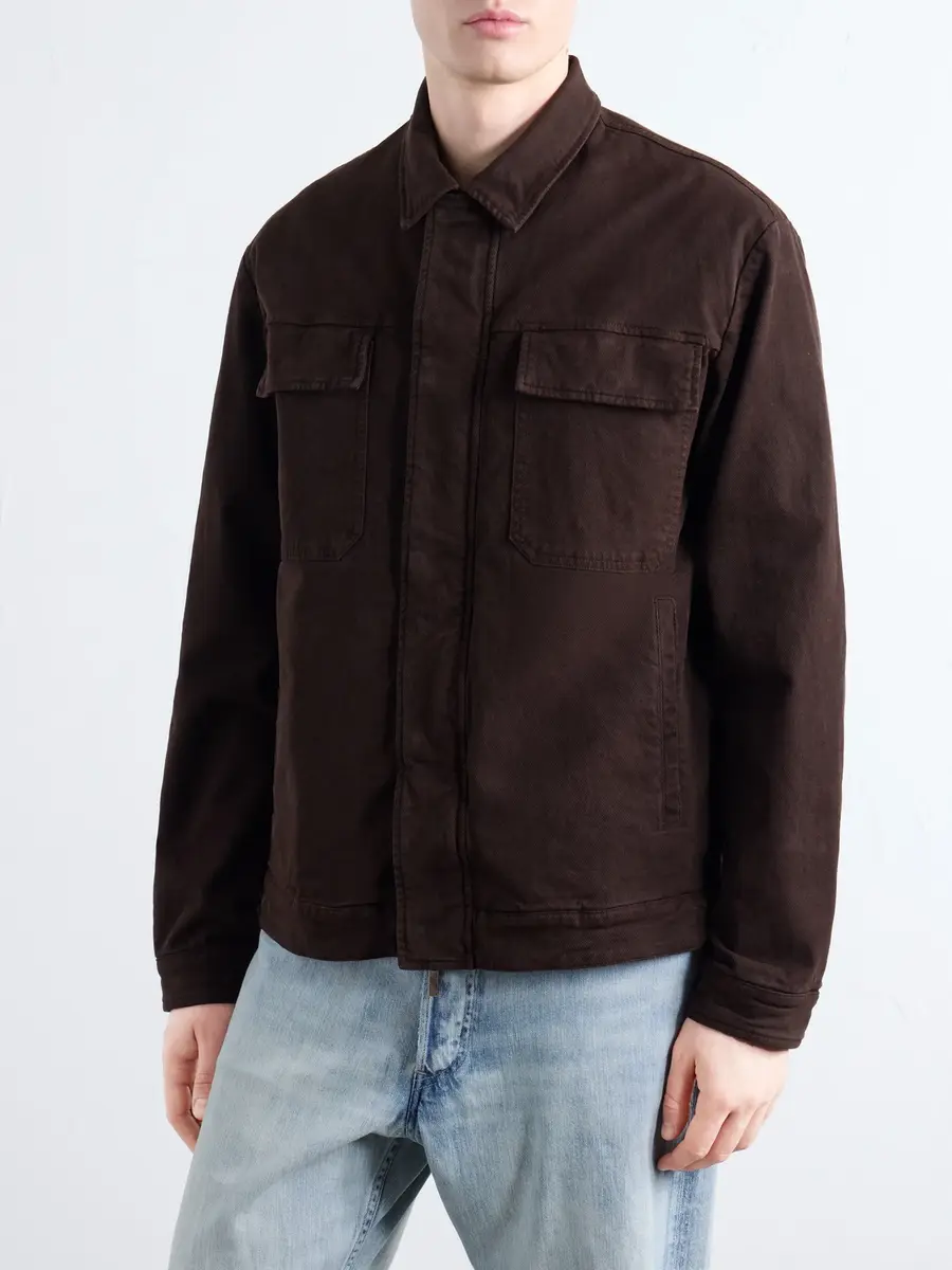 Altea Godfrey Padded Garment-Dyed Stretch-Cotton Twill Overshirt - Men | Thumbnail 3 Altea Godfrey Padded Garment-Dyed Stretch-Cotton Twill Overshirt - Men | Thumbnail 3