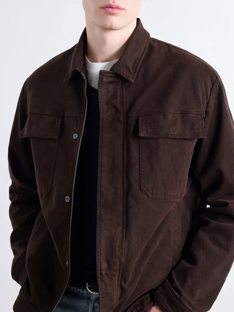 Altea Godfrey Padded Garment-Dyed Stretch-Cotton Twill Overshirt - Men | Thumbnail 5 Altea Godfrey Padded Garment-Dyed Stretch-Cotton Twill Overshirt - Men | Thumbnail 5