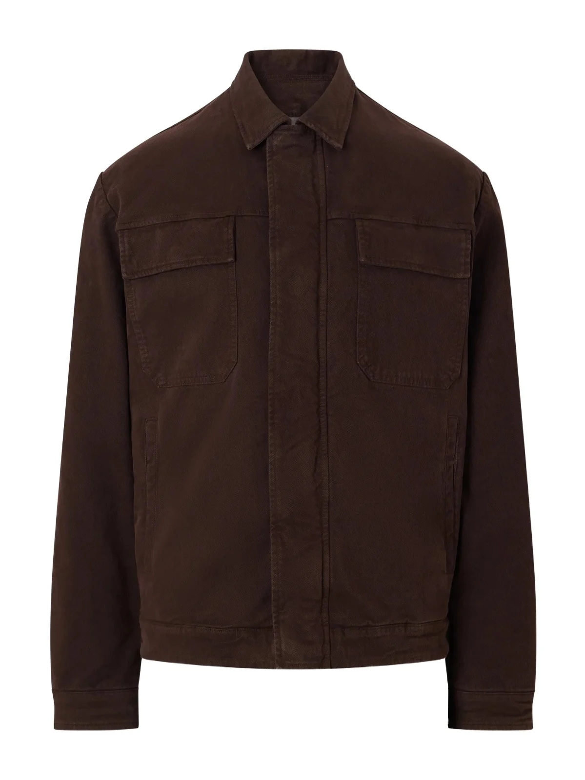 Altea Godfrey Padded Garment-Dyed Stretch-Cotton Twill Overshirt - Men