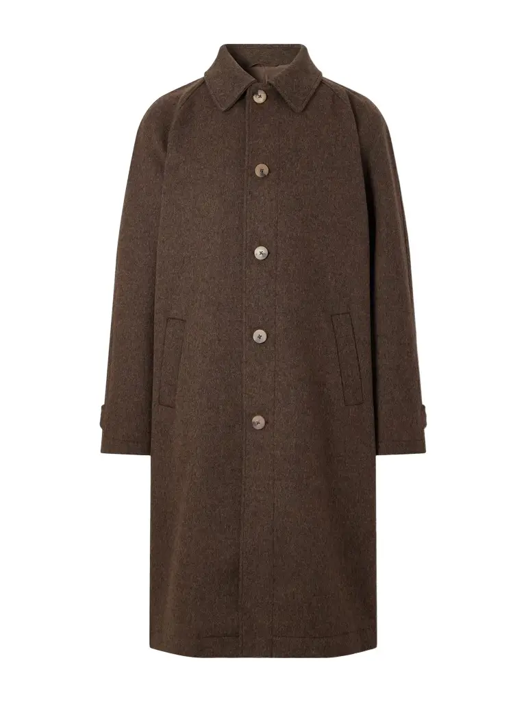 De Bonne Facture Parisian Brushed Wool Coat - Men