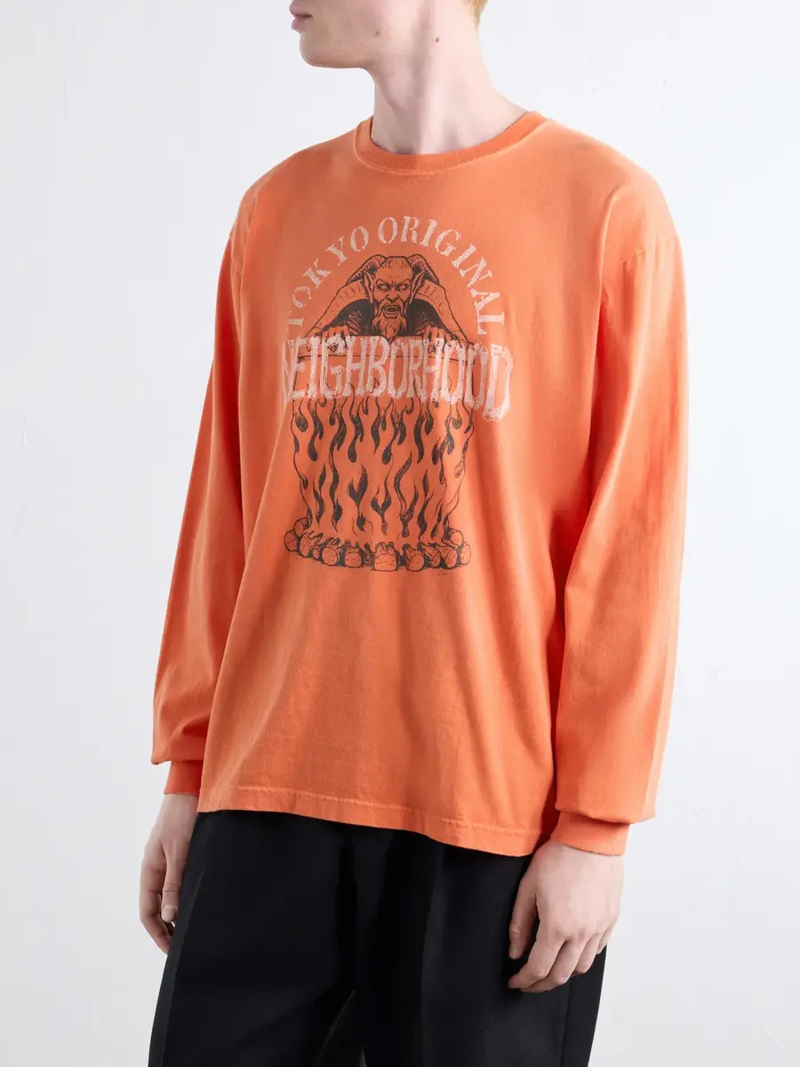 Neighborhood Logo-Print Cotton-Jersey T-Shirt - Men | Thumbnail 3 Neighborhood Logo-Print Cotton-Jersey T-Shirt - Men | Thumbnail 3