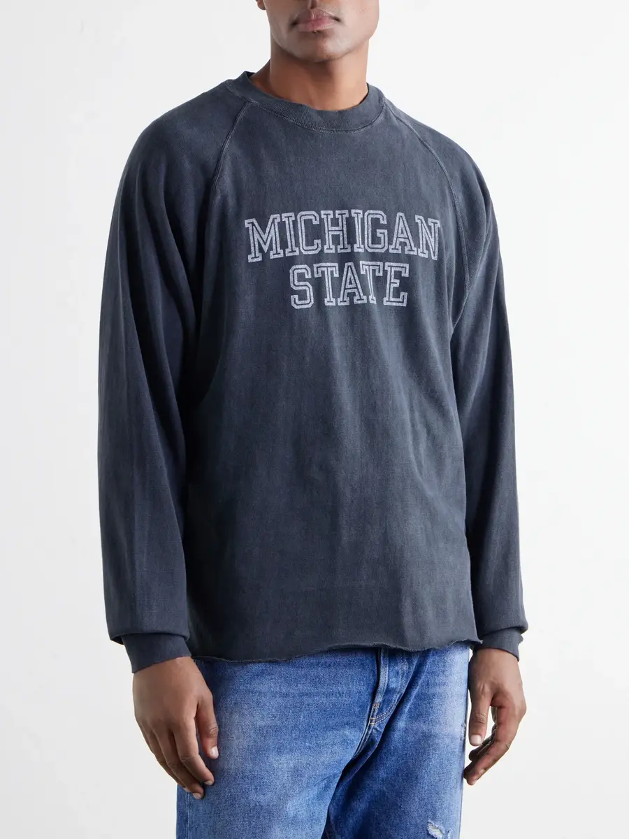 Remi Relief Michigan State Printed Cotton-Jersey T-shirt - Men | Thumbnail 3 Remi Relief Michigan State Printed Cotton-Jersey T-shirt - Men | Thumbnail 3