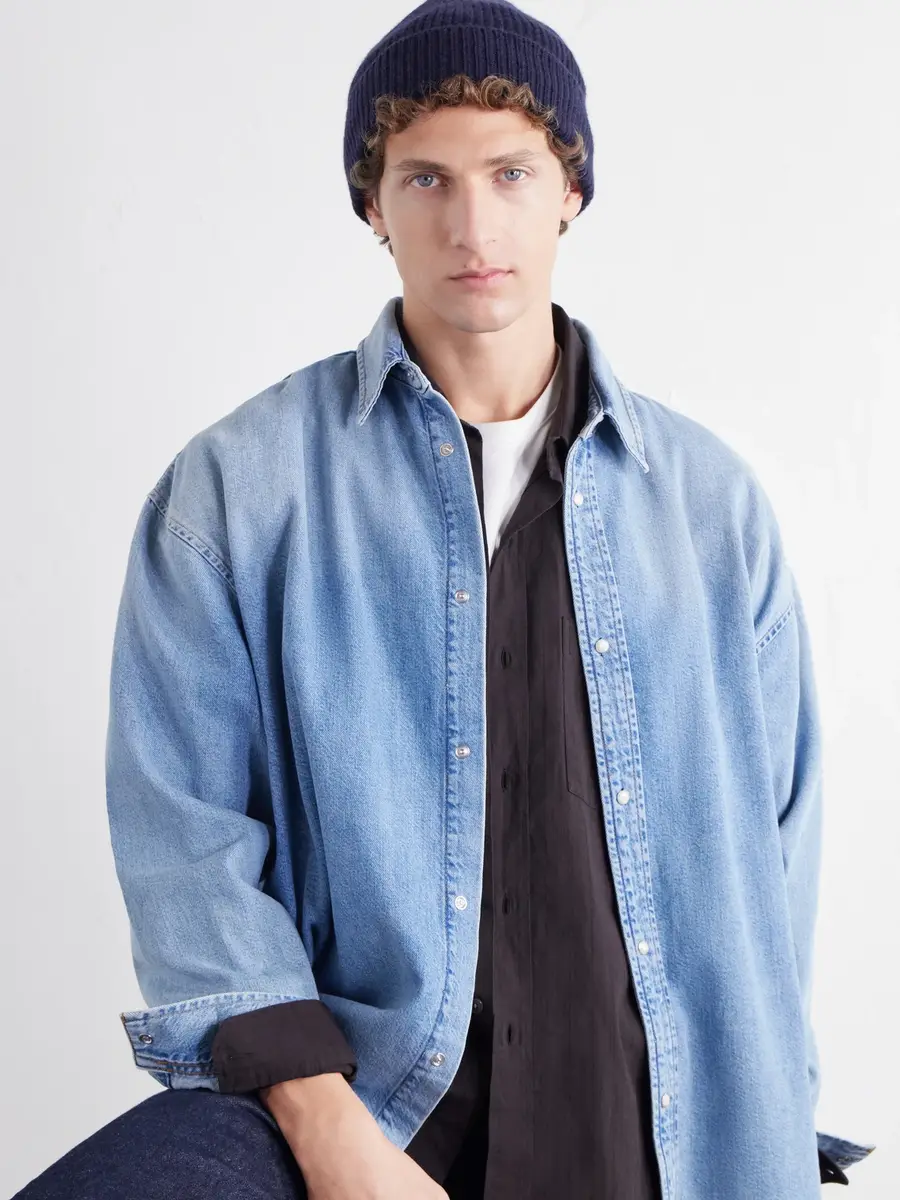 Johnstons of Elgin Ribbed Cashmere Beanie - Men | Thumbnail 2