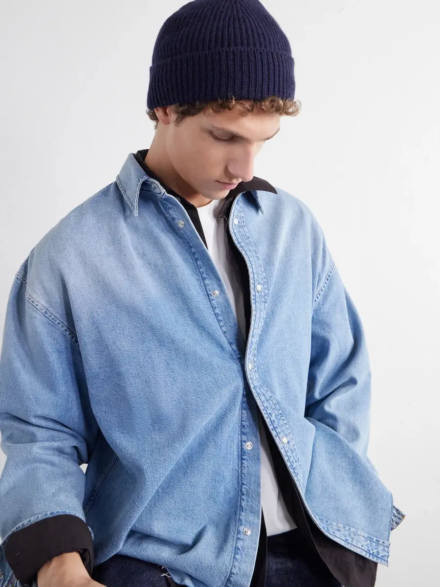 Johnstons of Elgin Ribbed Cashmere Beanie - Men | Thumbnail 3