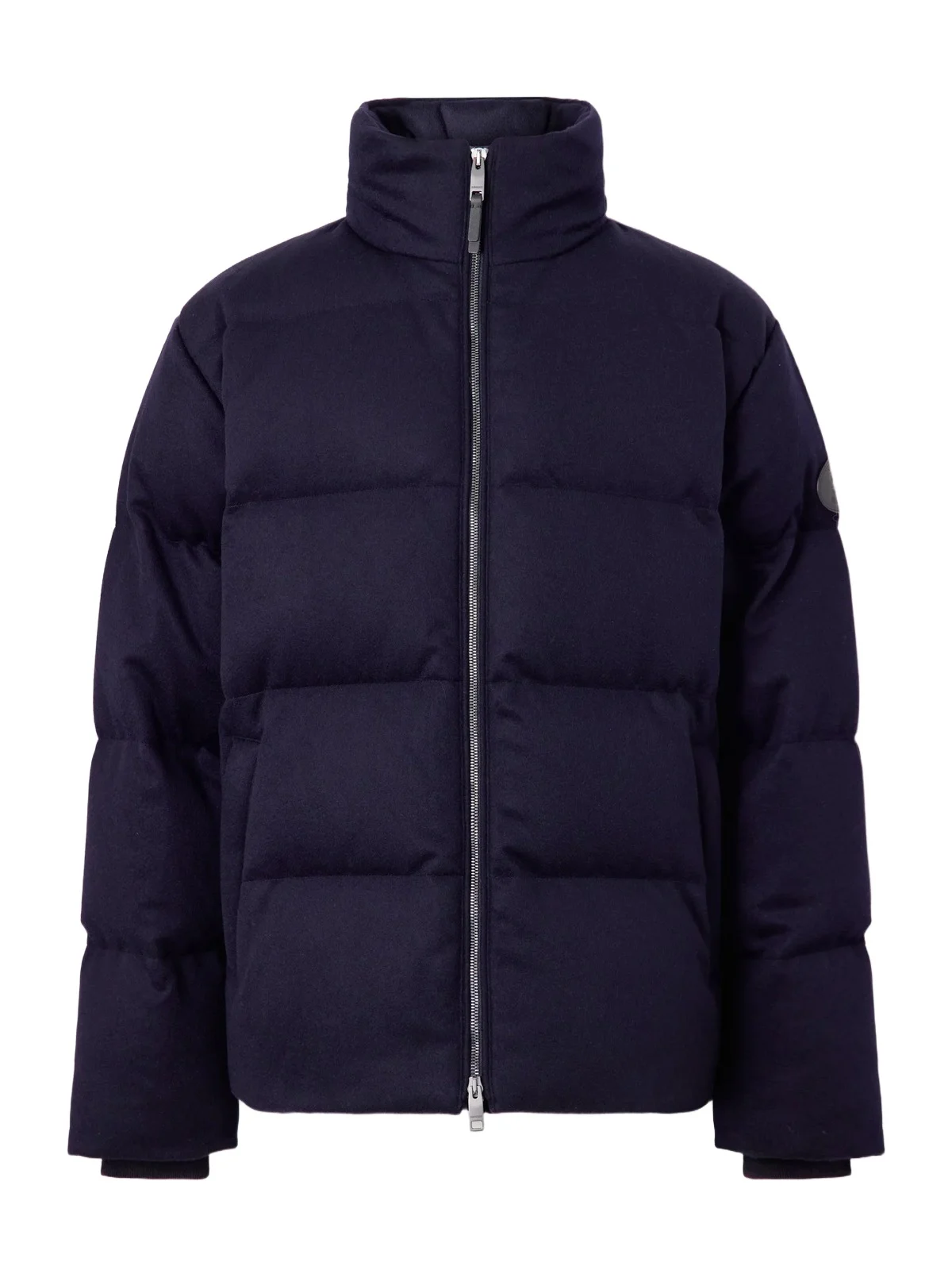 Logo-Appliqué Quilted Cashmere Down Jacket - Men Logo-Appliqué Quilted Cashmere Down Jacket - Men