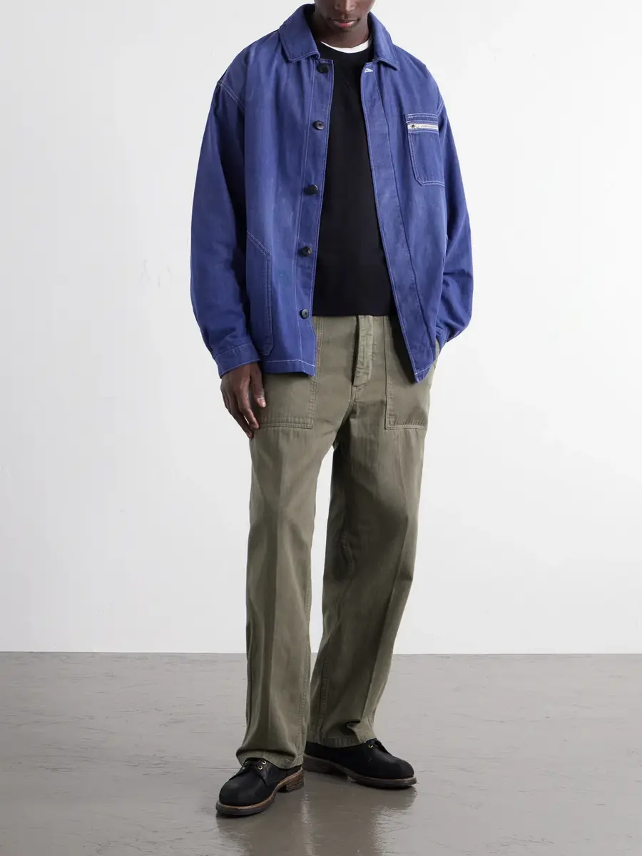 Visvim Court Cotton-Jersey Sweatshirt - Men | Thumbnail 2