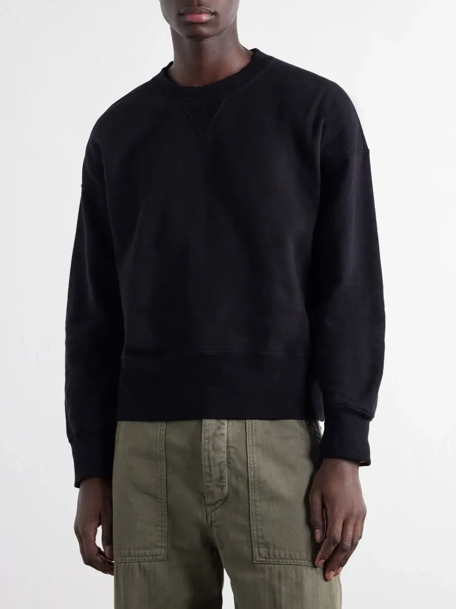 Visvim Court Cotton-Jersey Sweatshirt - Men | Thumbnail 3