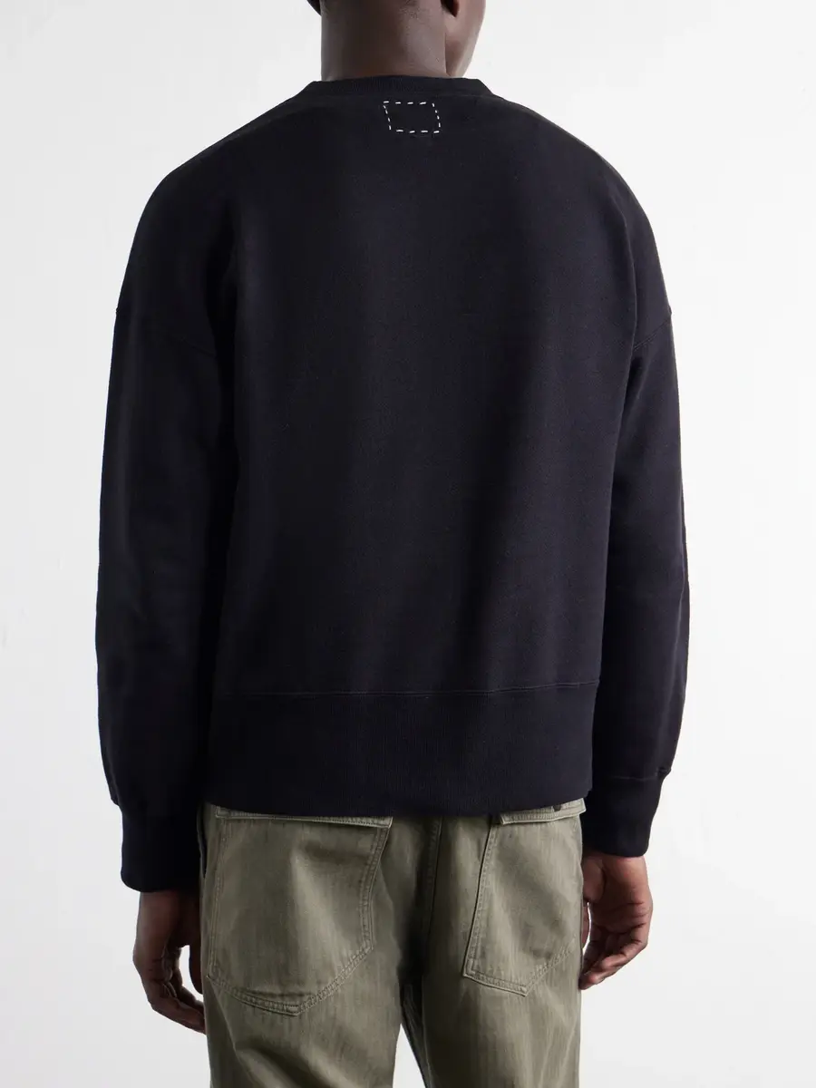 Visvim Court Cotton-Jersey Sweatshirt - Men | Thumbnail 4