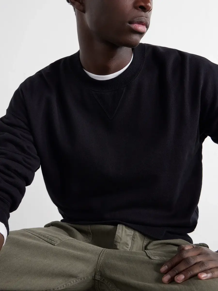Visvim Court Cotton-Jersey Sweatshirt - Men | Thumbnail 5