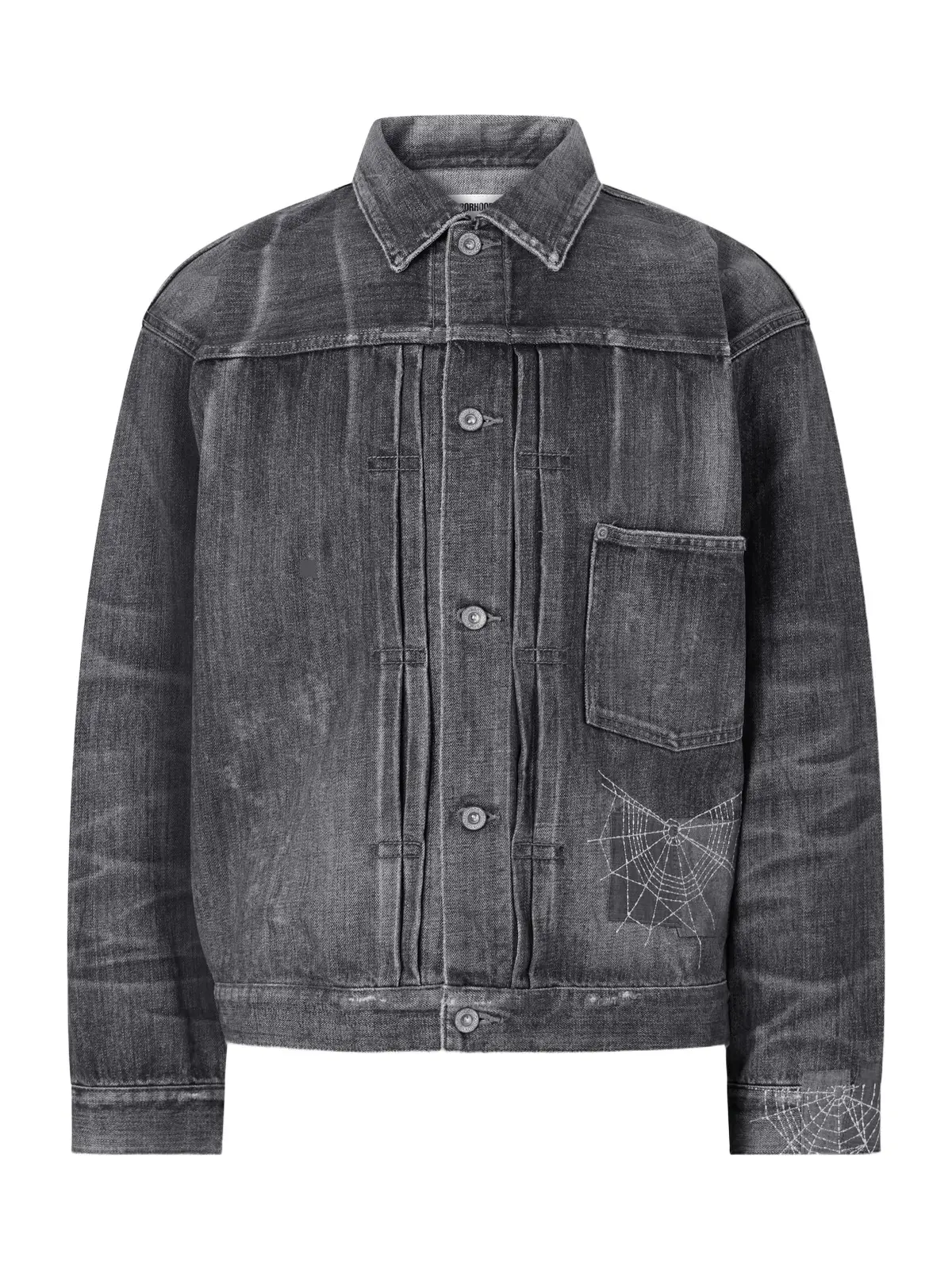 Neighborhood Savage Embroidered Denim Jacket - Men