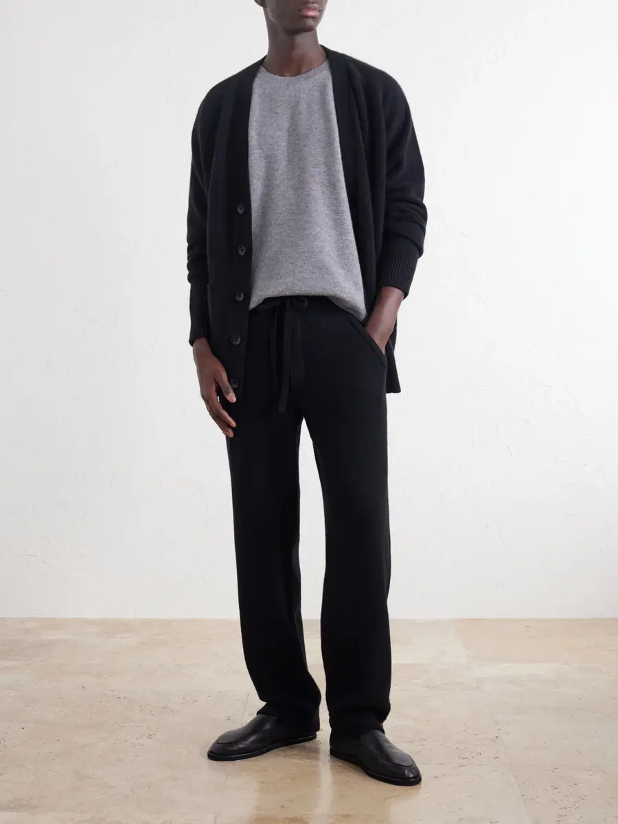 God’s True Cashmere Straight-Leg Cashmere Drawstring Trousers - Men | Thumbnail 2 God’s True Cashmere Straight-Leg Cashmere Drawstring Trousers - Men | Thumbnail 2
