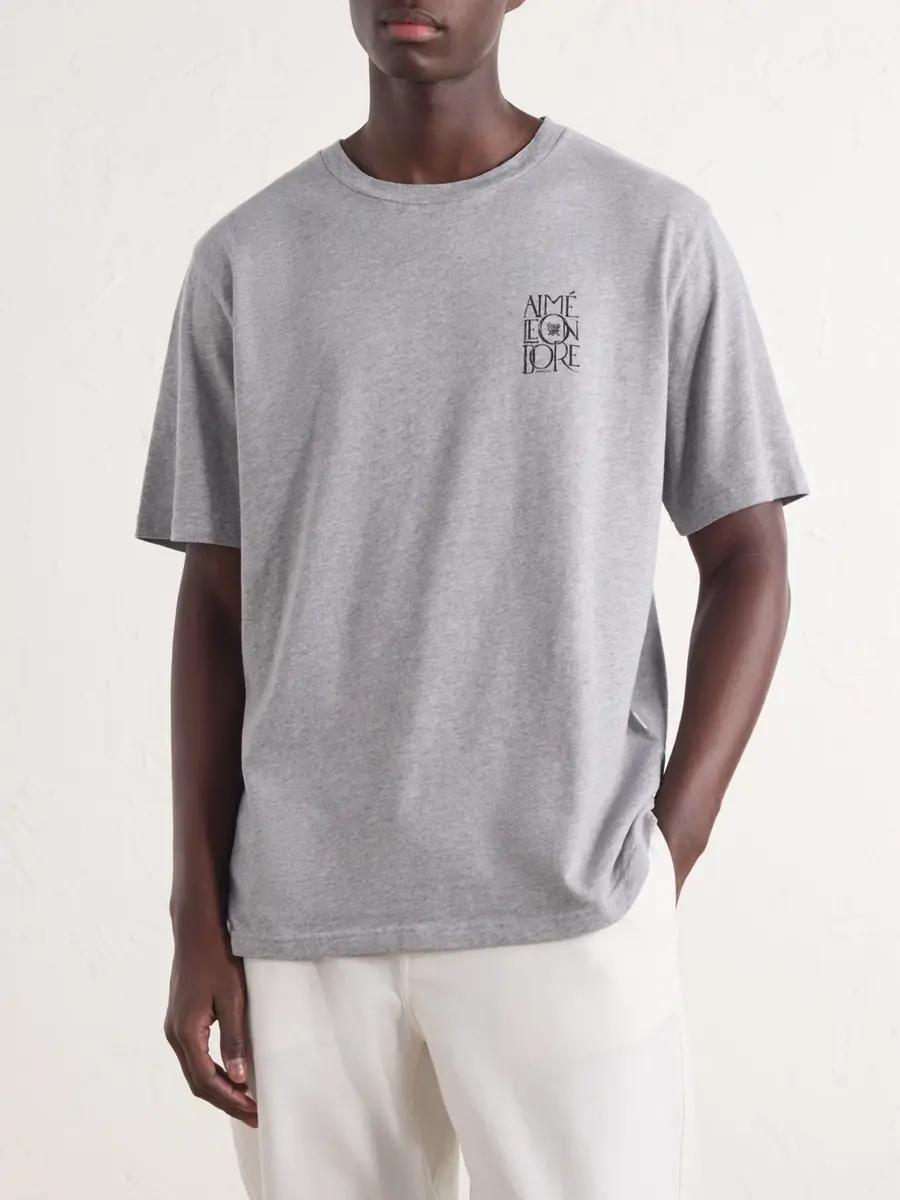 Aimé Leon Dore Logo-Print Cotton-Jersey T-Shirt - Men | Thumbnail 3 Aimé Leon Dore Logo-Print Cotton-Jersey T-Shirt - Men | Thumbnail 3