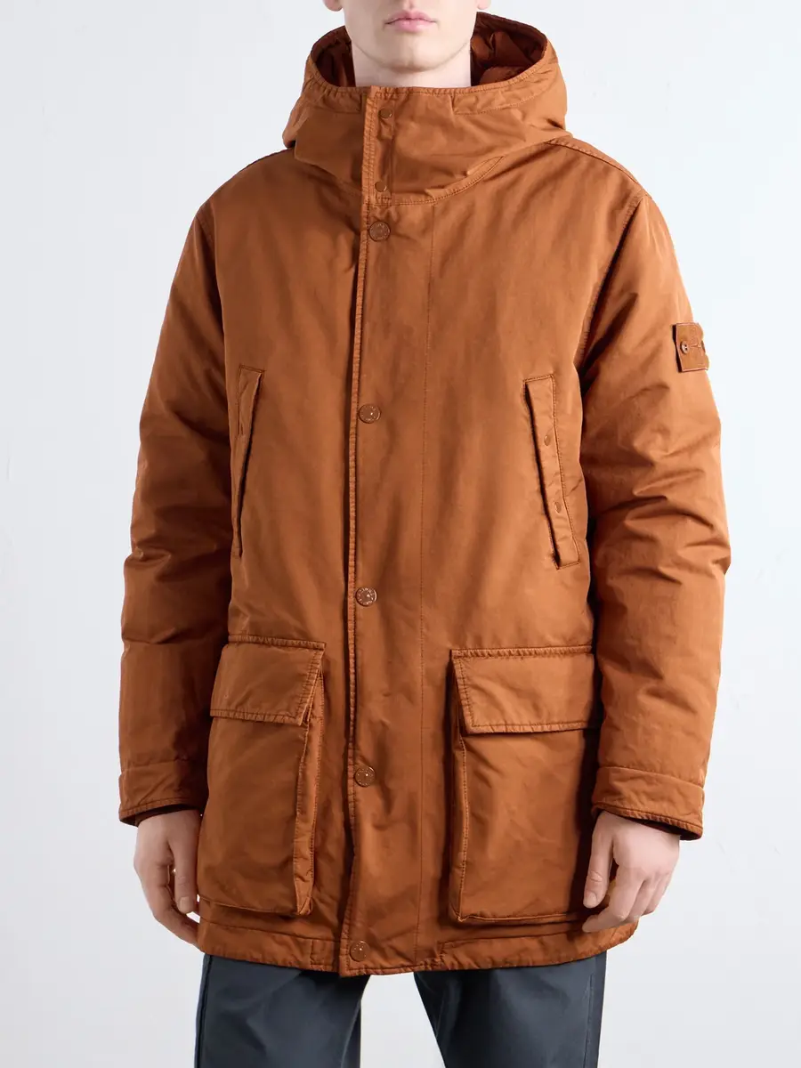 Stone Island STONE ISLAND GHOST Garment-Dyed Shell Down Parka - Men | Thumbnail 3 Stone Island STONE ISLAND GHOST Garment-Dyed Shell Down Parka - Men | Thumbnail 3