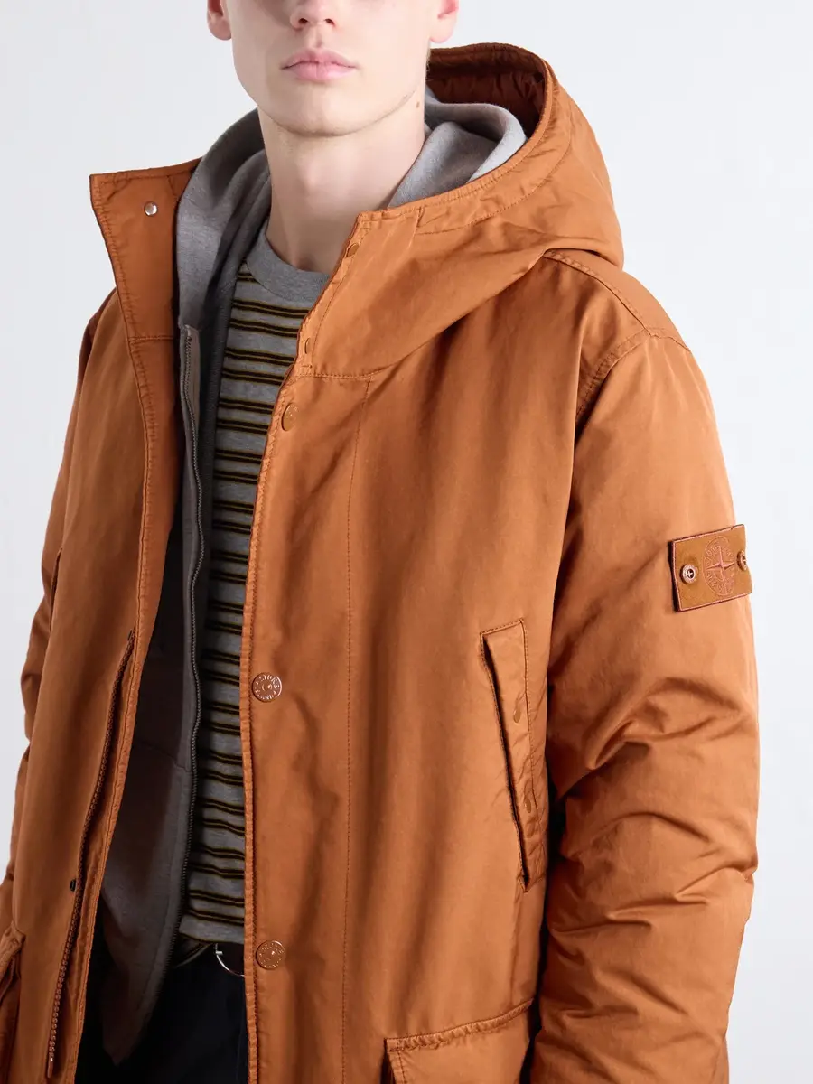 Stone Island STONE ISLAND GHOST Garment-Dyed Shell Down Parka - Men | Thumbnail 5 Stone Island STONE ISLAND GHOST Garment-Dyed Shell Down Parka - Men | Thumbnail 5