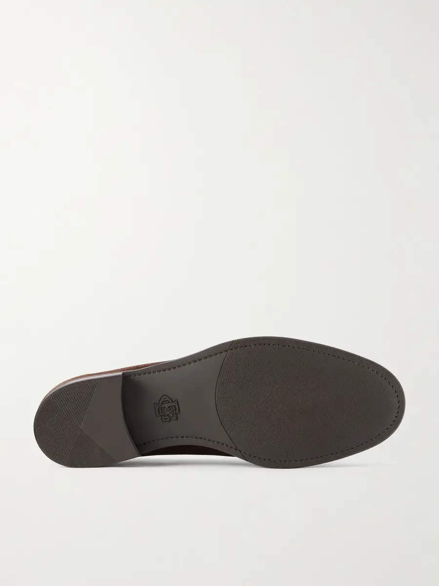 Edward Green Putney Horsebit-Embellished Suede Loafers - Men | Thumbnail 3