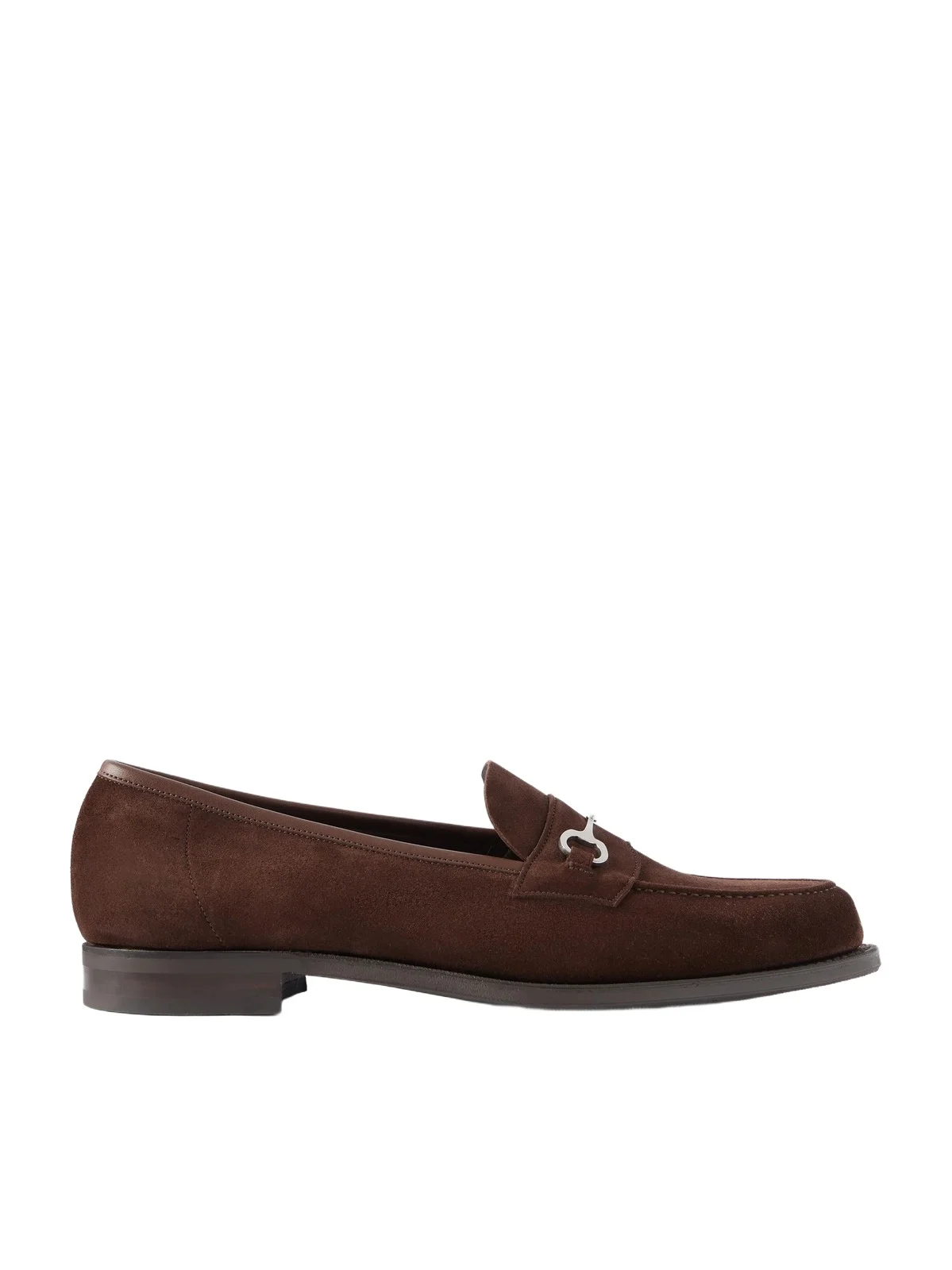 Edward Green Putney Horsebit-Embellished Suede Loafers - Men