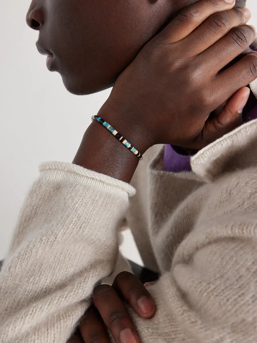Peyote Bird Yellowstone Sterling Silver Multi-Stone Bracelet - Men | Thumbnail 2 Peyote Bird Yellowstone Sterling Silver Multi-Stone Bracelet - Men | Thumbnail 2
