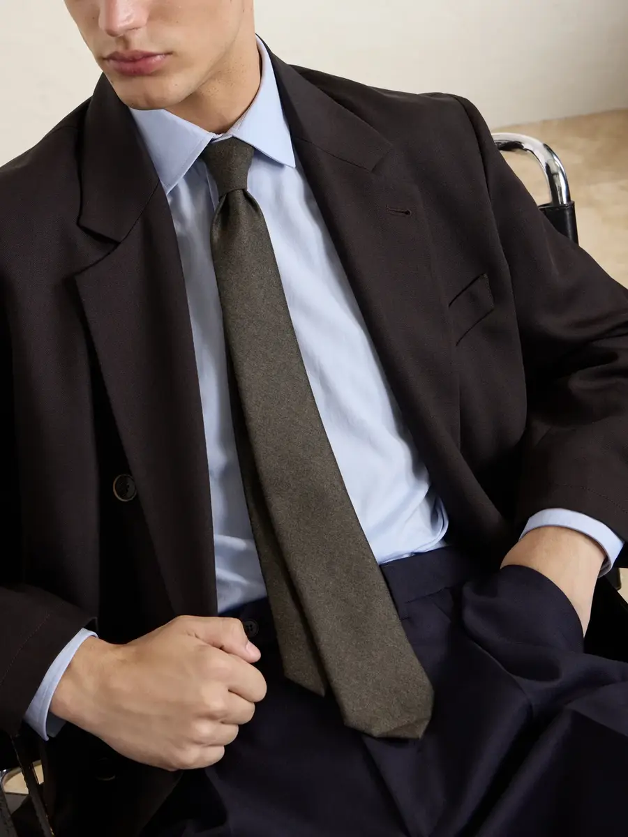 Paul Smith Wool and Cashmere-Blend 7cm Tie - Men | Thumbnail 2 Paul Smith Wool and Cashmere-Blend 7cm Tie - Men | Thumbnail 2