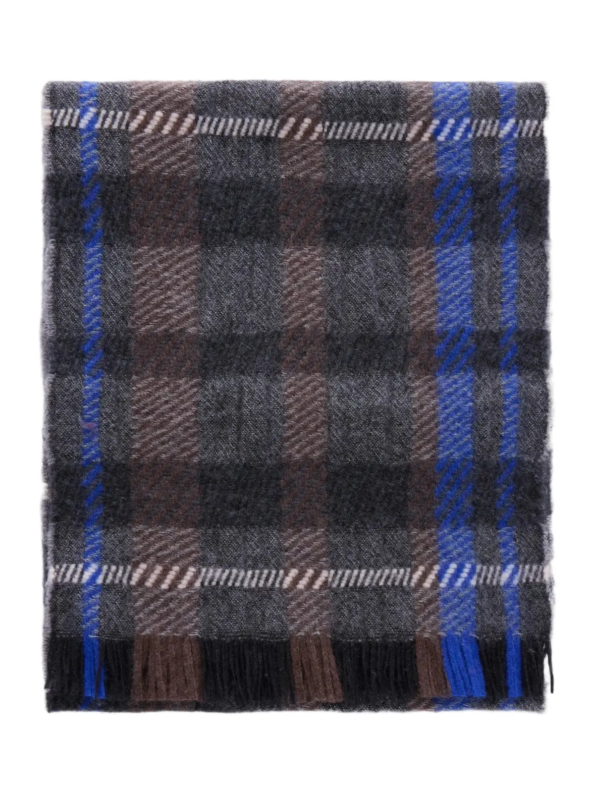 Johnstons of Elgin Hirta Checked Cashmere Scarf - Men
