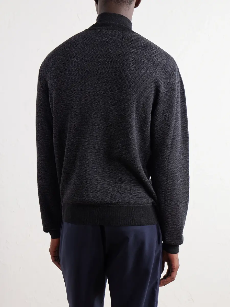 Frescobol Carioca Heitor Merino Wool Half-Zip Sweater - Men | Thumbnail 4 Frescobol Carioca Heitor Merino Wool Half-Zip Sweater - Men | Thumbnail 4