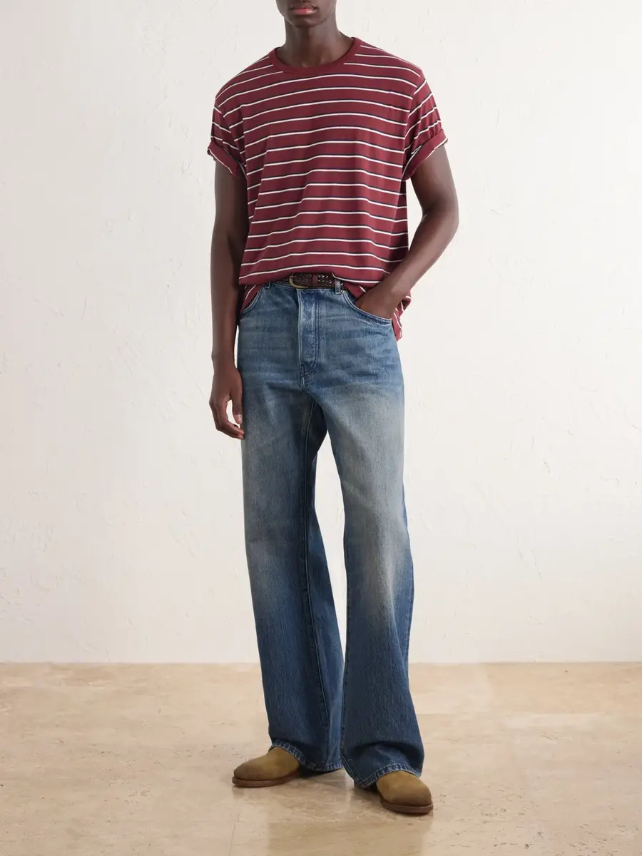 Aimé Leon Dore Striped Cotton-Jersey T-Shirt - Men | Thumbnail 2 Aimé Leon Dore Striped Cotton-Jersey T-Shirt - Men | Thumbnail 2