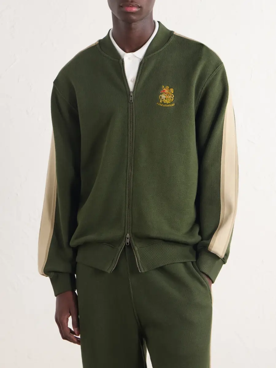 Aimé Leon Dore Saint George Logo-Embroidered Striped Cotton Track Jacket - Men | Thumbnail 3 Aimé Leon Dore Saint George Logo-Embroidered Striped Cotton Track Jacket - Men | Thumbnail 3