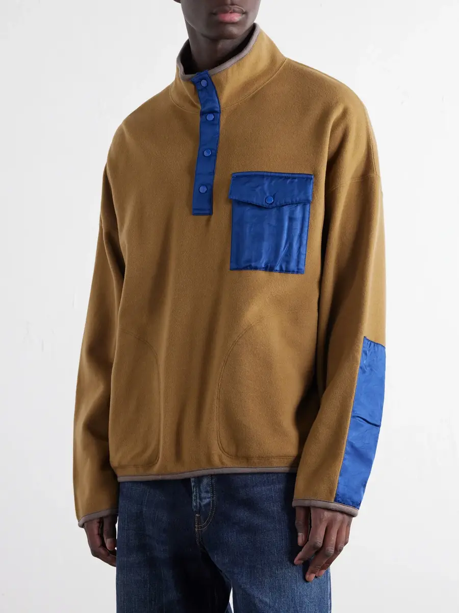 Visvim Barlow Wool-Fleece Sweatshirt - Men | Thumbnail 3