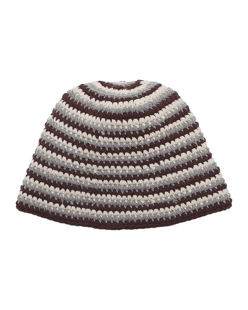 rag & bone Lou Striped Crochet Hat