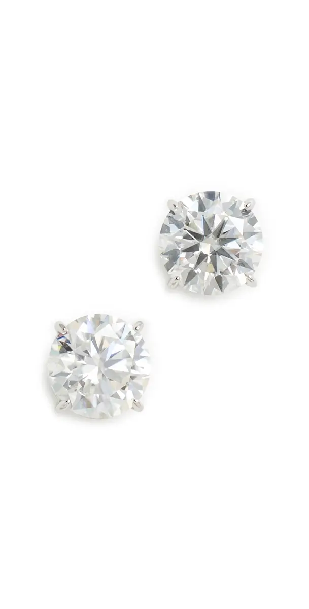 TTR Round Lab Grown Studs