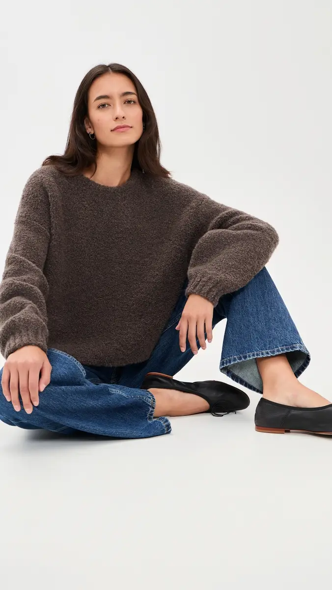 American Vintage Round Neck Long Sleeves Sweater | Thumbnail 2 American Vintage Round Neck Long Sleeves Sweater | Thumbnail 2