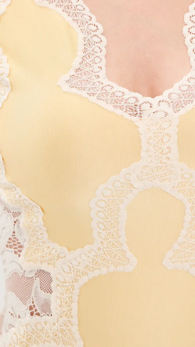 Rabanne Lace and Jersey Dress | Thumbnail 6