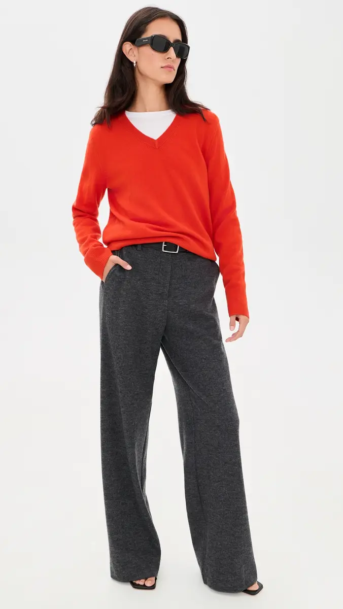 Vince Classic V Neck Sweater | Thumbnail 5 Vince Classic V Neck Sweater | Thumbnail 5